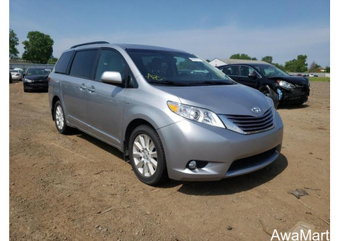 2017 TOYOTA SIENNA XLE FOR AUCTION CALL: 07045512391
