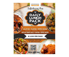 Daily Lunch pack, Meal plans and Catering Services