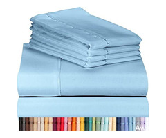 49 Reusable bed sheets and pillow case (blue) BY SCANTRIK MEDICAL